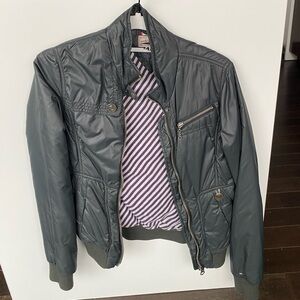 Grey Tommy Hilfiger Bomber Jacket